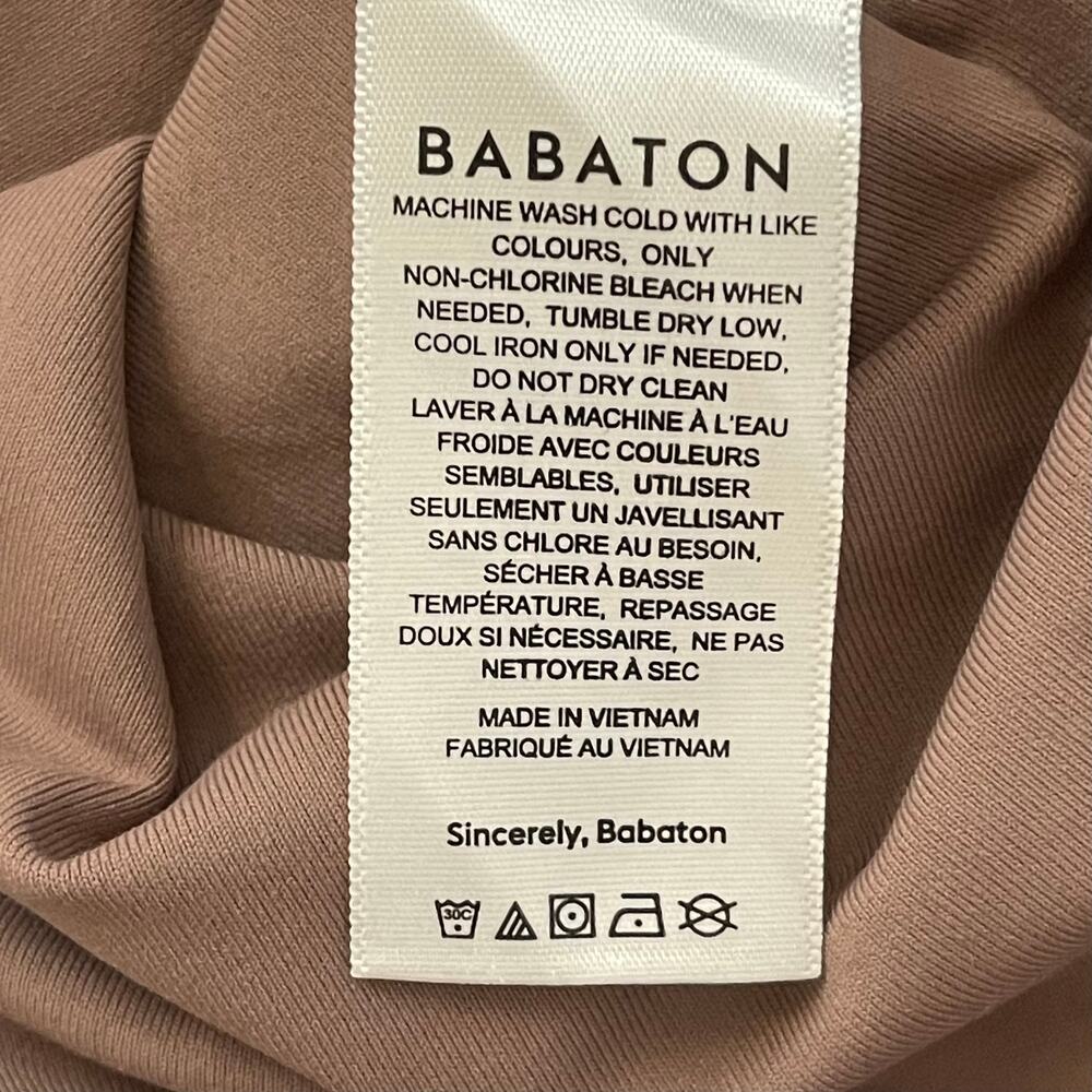 ARITZIA Babaton Contour Squareneck Mini Dress - Light Brown - Tan - Size S - Picture 4 of 5
